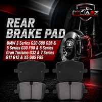 Rear Brake Pad 34208092823 2203901 P060109 Compatible With BMW 3 Series G20 G80 G28 & 5 Series G30 F90 & 6 Series Gran Turismo G32 & 7 Series G11 G12 & X5 G05 F95