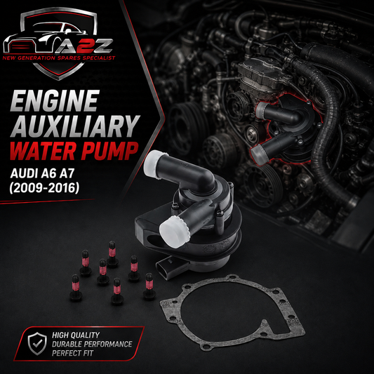 Engine Auxiliary Water Pump 06E121601C 06E121601CSK Compatible With Audi A6 A7 C6 C7 Q7