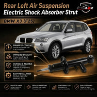 Rear Left Air Suspension Electric Shock Absorber Strut 37126799911 37126872327 Compatible With BMW X3 (F25)