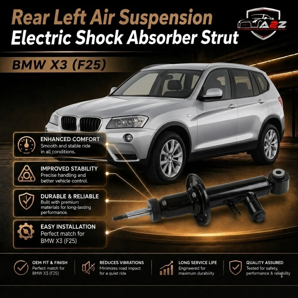 Rear Left Air Suspension Electric Shock Absorber Strut 37126799911 37126872327 Compatible With BMW X3 (F25)