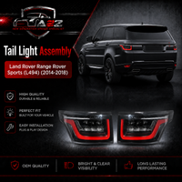 Tail Light Assy Left LR136857 LR116471 LR099776 & Right LR136853 LR116468 LR099773 Compatible With Land Rover Range Rover Sports (L494) (2014-2018) Tag No.21