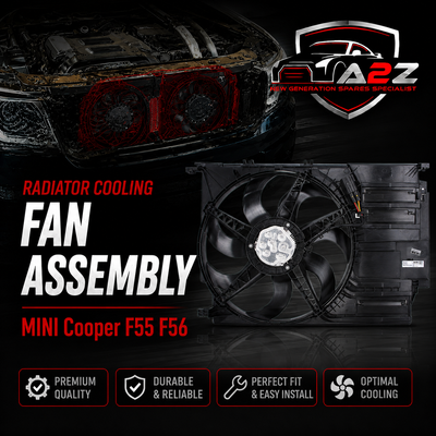 Radiator Cooling Fan Assembly 17427617607 Compatible With MINI Cooper F55 F56
