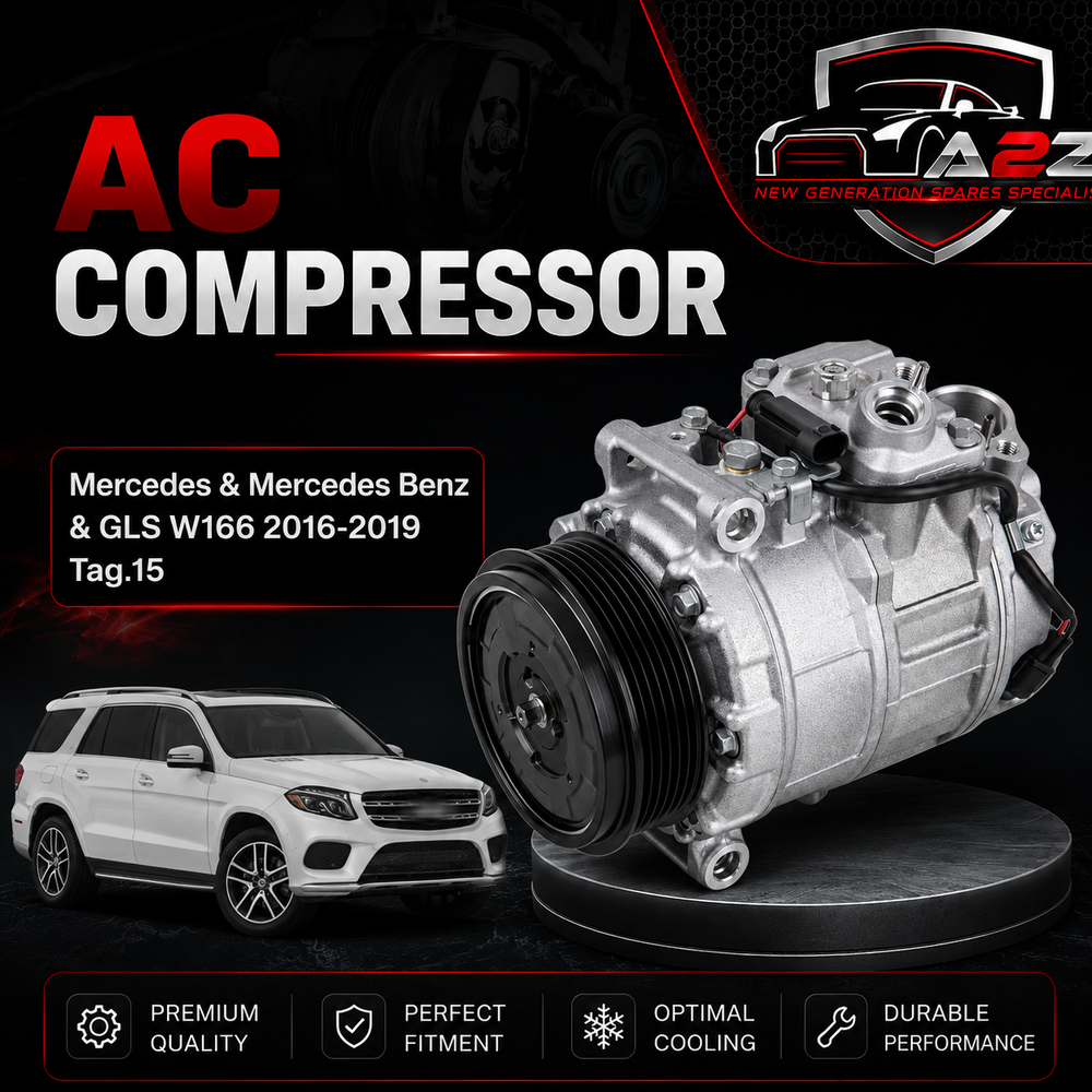 AC Compressor A0008303701 0008303701 Compatible With Mercedes & Mercedes Benz & GLS W166 2016-2019 Tag.15