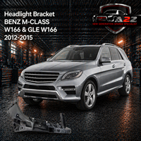 Headlight Bracket Left 1666200091 & Right 1666200291 Compatible With MERCEDES BENZ M-CLASS W166 & GLE W166 2012-2015 Tag No.601