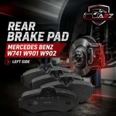Rear Brake Pad Set 0084204320 Compatible With Mercedes Benz W741 W901 W902