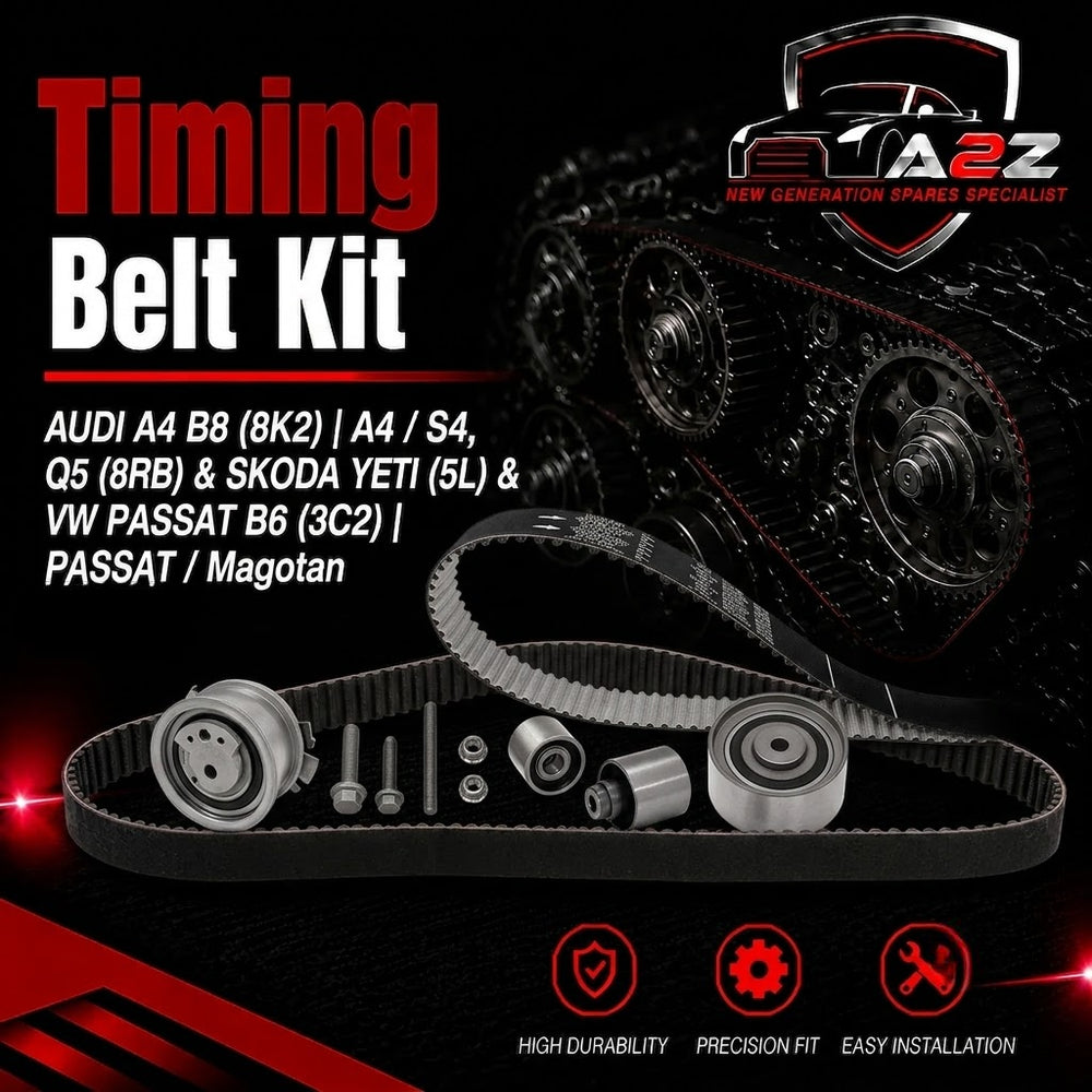 Timing Belt Kit KTB563 03L198119 03L198119N Compatible With AUDI A4 B8 (8K2) | A4 / S4 Q5 (8RB) & SKODA YETI (5L) & VW PASSAT B6 (3C2) | PASSAT / Magotan (DAYCO)