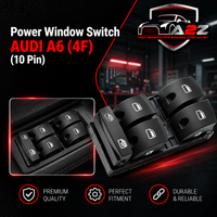 Power Window Switch 4F0959851F 4F0959851 4F09598515PR 4FD959851A Compatible with AUDI A6 (4F) (10 Pin) Tag No.14