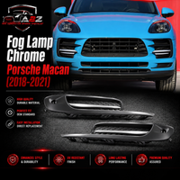 Fog Lamp Chrome Compatible With Porsche Macan 2018 Fog Lamp Chrome Left 95B807823A & Right 95B807824A Fog No.174 (2019-21)