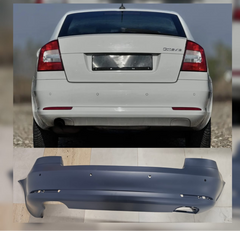 Complete Rear Bumper 1ZD807421 Compatible With Skoda Octavia (2010-2013) Tag No.704