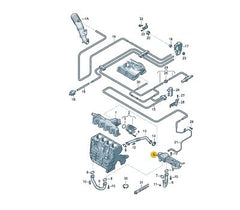 Exhaust Gas Recuperation EGR Assembly 03L131512CE Compatible With AUDI Q3 (8UB, 8UG) & SKODA YETI (5L) & VW POLO V (6R1, 6C1)