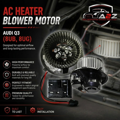AC Heater Blower Motor 1K2820015G 1K2820015H Compatible with AUDI Q3 (8UB, 8UG) & TT (8J3) & SKODA OCTAVIA II (1Z3) | LAURA & SUPERB II (3T4) & YETI (5L) & VW BEETLE (5C1, 5C2)