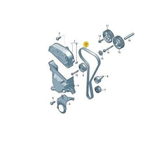 Timing Belt 941060 04E109119F 04E109119G Compatible With AUDI A3 Convertible (8V7, 8VE) | A3 / S3 A3 Limousine (8VS, 8VM) | A3 / S3 & SKODA KAROQ (NU7, ND7) OCTAVIA III (5E3, NL3, NR3) & VW BEETLE (5C1, 5C2) | FUSCA | BJALLA GOLF VII Van (5G1) (DAYCO)