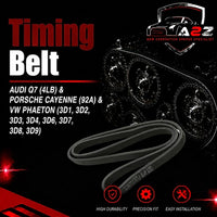 Belt 7D9K2074 022145933P Compatible With AudiI Q7 (4LB) & Porsche Cayenne (92A) & VW Phaeton (3D1, 3D2, 3D3, 3D4, 3D6, 3D7, 3D8, 3D9) Tag-BEL-49