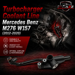 Turbocharger Coolant Line 1572000151 Compatible With Mercedes Benz M276 W157