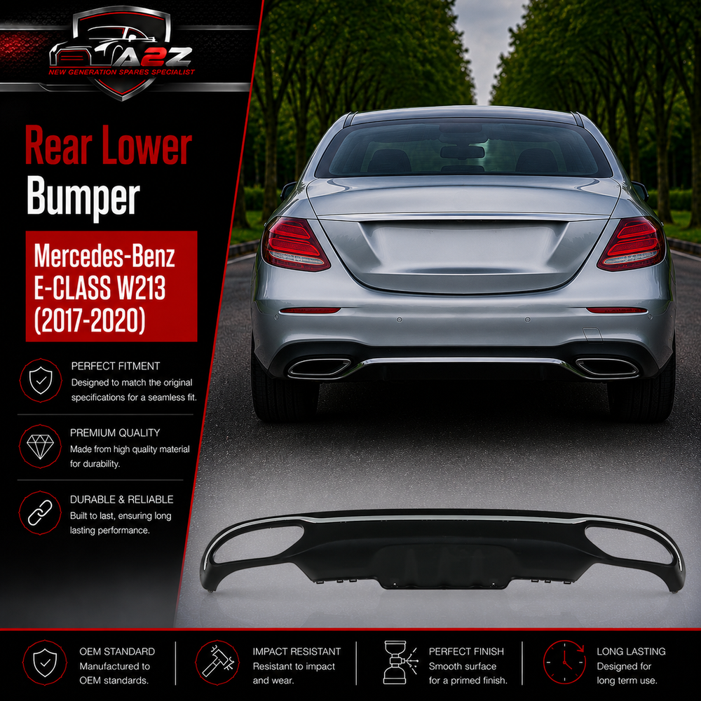 Rear Lower Bumper A2138852125 2138852125 Compatible With Mercedes-Benz E-CLASS W213 (2017-2020) Tag No.23