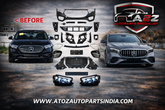 A To Z Compatible With Mercedes Benz E Class W214 2024+ Upgrade Facelift Convert To Amg 53 Style Bumper Body Kit Front CC-6605 (Shipping Cost Not Included In Price)