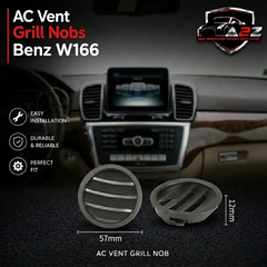 Front Ac Vent Dashboard Left & Right (Set) 1668302354 Compatible With BENZ=166 Brown