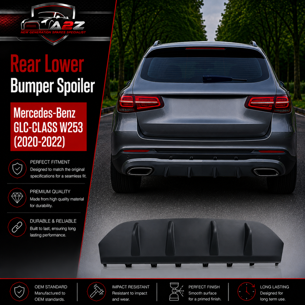 Rear Lower Bumper Spoiler 2538852906 A2538852906 Compatible With Mercedes-Benz GLC-CLASS W253 (2020-2022) Tag No.25