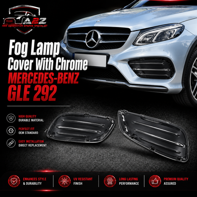 Inner Fog Lamp Cover Compatible With MERCEDES-BENZ E-CLASS W212 2014-2016 Inner Fog Lamp Cover Left 2128850523 & Right 2128850623 Tag-FC-294