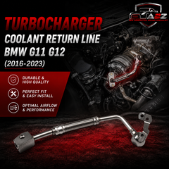 Turbocharger Coolant Return Line 11538485578 Compatible With BMW G11 G12