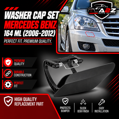 Washer Cap Set. 1648601008 = R.H 1648600908 = L.H Compatible With Mercedes Benz 164 ML (2006-2012) Tag No: 243.
