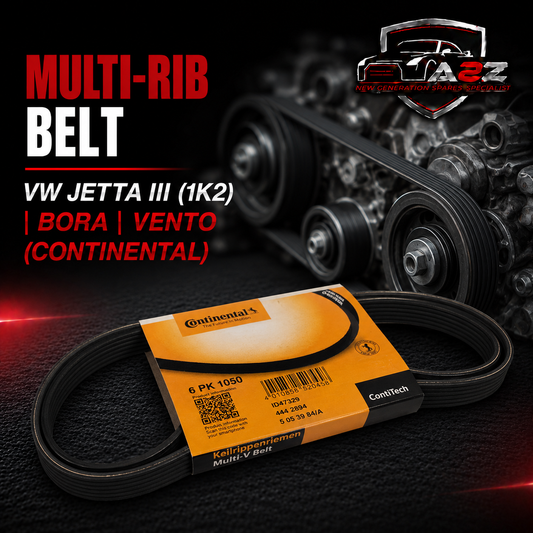 MULTI-RIB BELT 6PK1050 03G903137B Compatible With VW JETTA III (1K2) | BORA | VENTO (CONTINENTAL)