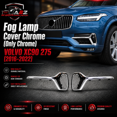 Fog Lamp Cover Chrome (Only Chrome) Left 31690311 Right 31383928 Compatible With VOLVO XC90 I (275) Tag No.843