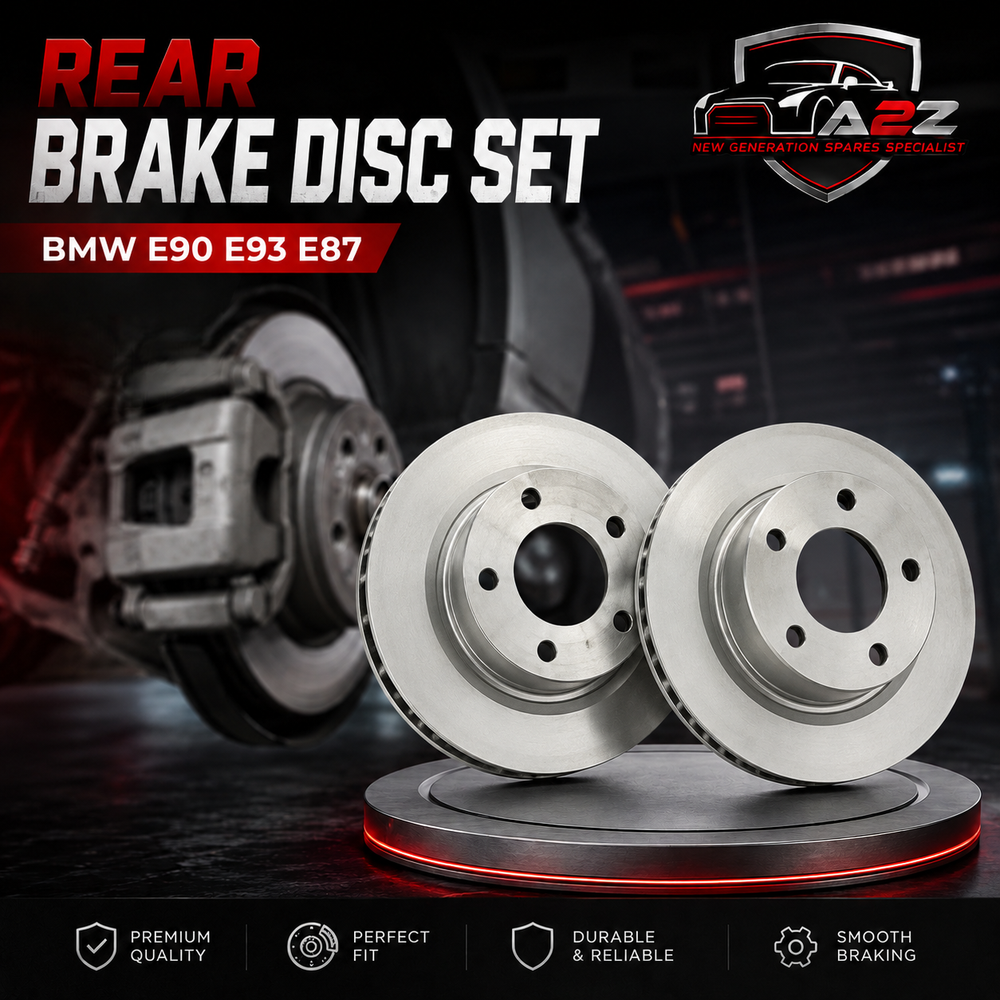 Rear Brake Disc Set 34216764651 Compatible With BMW E90 E93 E87