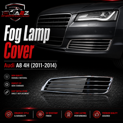 Fog Lamp Cover Left 4H0807679EJ Right 4H0807680EJ Compatible With Audi A8 4H (2011-2014) Tag No.63