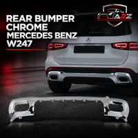 Rear Bumper Chrome 2478859000 Compatible With Mercedes Benz W247 Tag No.227