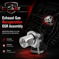 Exhaust Gas Recuperation EGR Assembly 6421401960 A6421401960 Compatible With MERCEDES-BENZ E-CLASS (W212) & M-CLASS (W164)