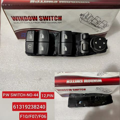 BMW 5 Series F10 12 Pin Window Black Switch For F10/F07/F06 Models 61319238240 Tag-SW-44