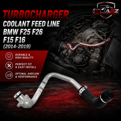 Turbocharger Coolant Feed Line 11538602577 Compatible With BMW F25 F26 F15 F16