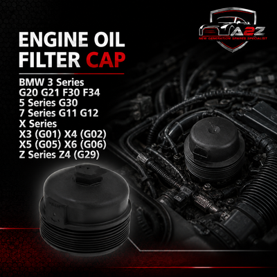 Engine Oil Filter Cap 11428583900 Compatible With BMW 3 Series G20 G21 F30 F34 5 Series G30 7 Series G11 G12 X Series X3 (G01) X4 (G02) X5 (G05) X6 (G06) Z Series Z4 (G29)