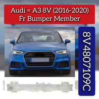 Front Bumper Member 8V4807109C Compatible With Audi A3 (8V) (2016-2020)