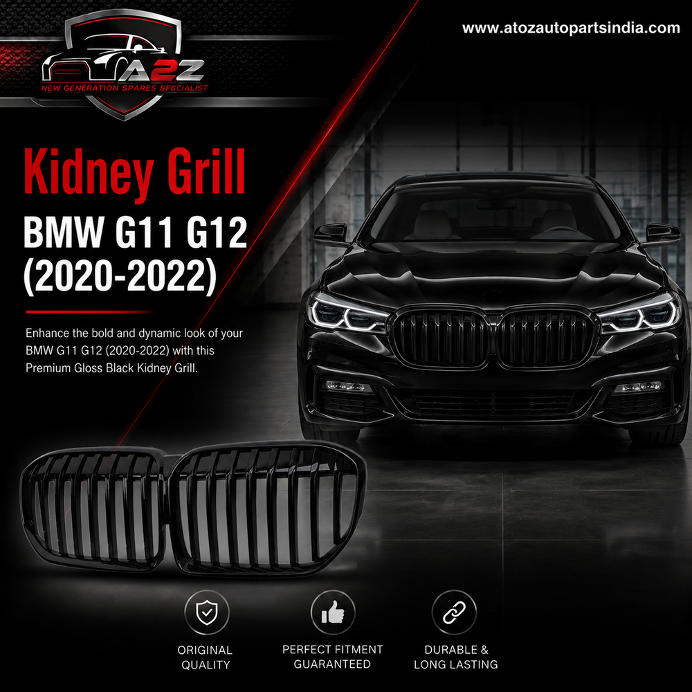 Kidney Grill 51138096133 Black Compatible With BMW 7 Series G11,G12 Tag 61