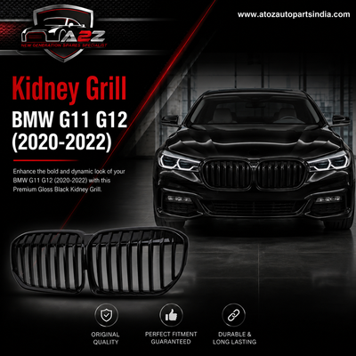 Kidney Grill 51138096133 Black Compatible With BMW 7 Series G11,G12 Tag 61