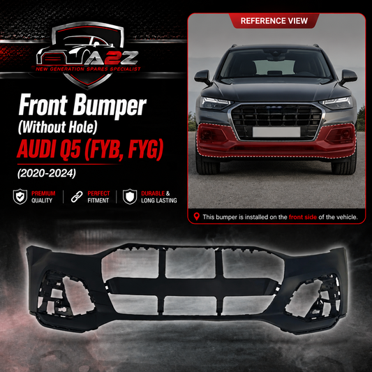Front Bumper (Without Hole) 80A807065 Compatible With AUDI Q5 (FYB, FYG) Tag No.96B