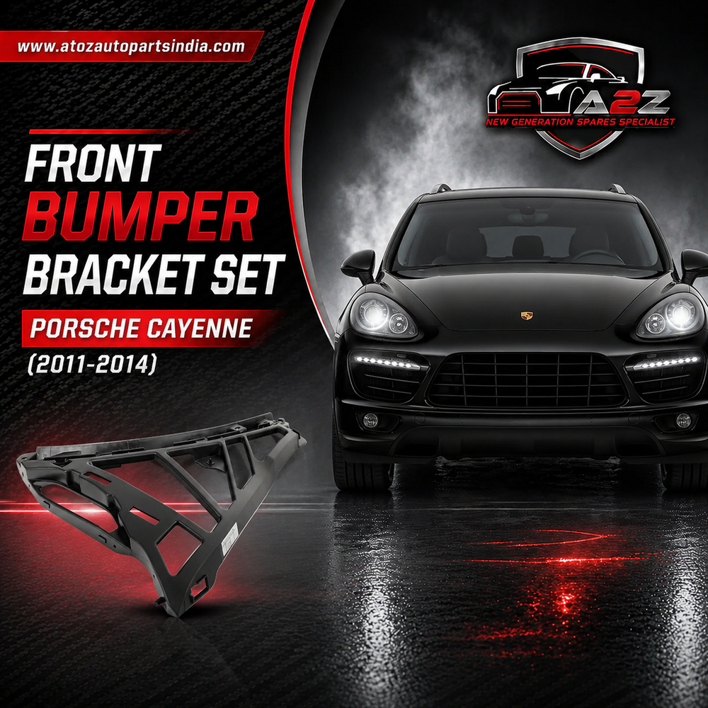 Front Bumper Bracket Set Left 95850517700 & Right 95850517800 Compatible With Porsche Cayenne (2011-2014) Tag No.218
