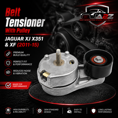 Belt Tensioner With Pulley C2Z14278 C2Z4778 Compatible with JAGUAR XJ X351 & XF