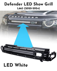 LED Show Grill White Compatible With Land Rover Defender L633 (2020-24)