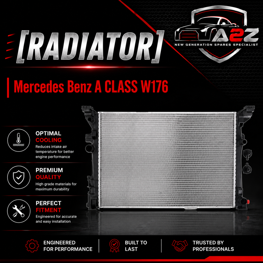 Radiator 2465001403 Compatible With Mercedes Benz A CLASS W176