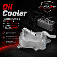 Oil Cooler 1121880401 & 1121880301 & 1121880311 Compatible With MERCEDES-BENZ & CLS (C219) & E-CLASS (W210) & E-CLASS (W211) & M-CLASS (W163) Tag No.133