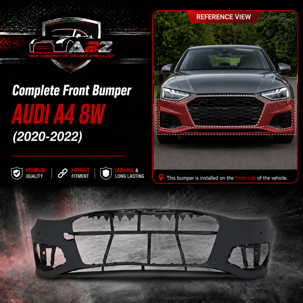 Complete Front Bumper 8W0807437AH 8WD807065M Compatible With AUDI A4 8W (2020-2022) Tag No.21