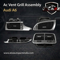 Black Ac Vent Grille Assembly Center & Right & Left & Rear Compatible With Audi A6