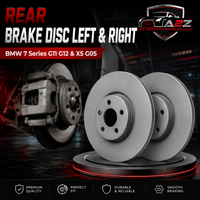 Rear Brake Disc Set Left 34206898493 & Right 34206898494 Compatible With BMW 7 Series G11 G12 & X5 G05