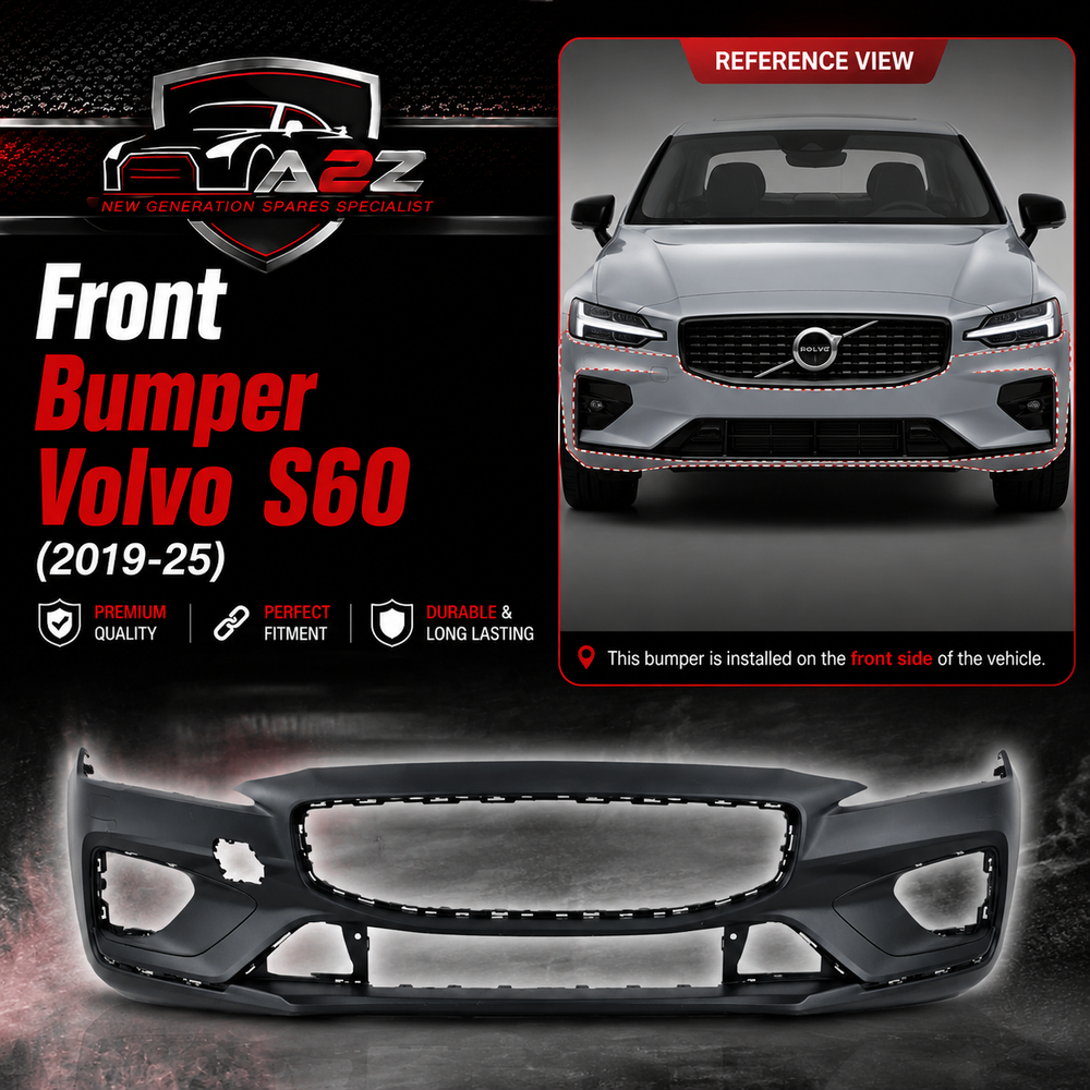 Front Bumper 30796263 Compatible With Volvo S60 (2019-25)