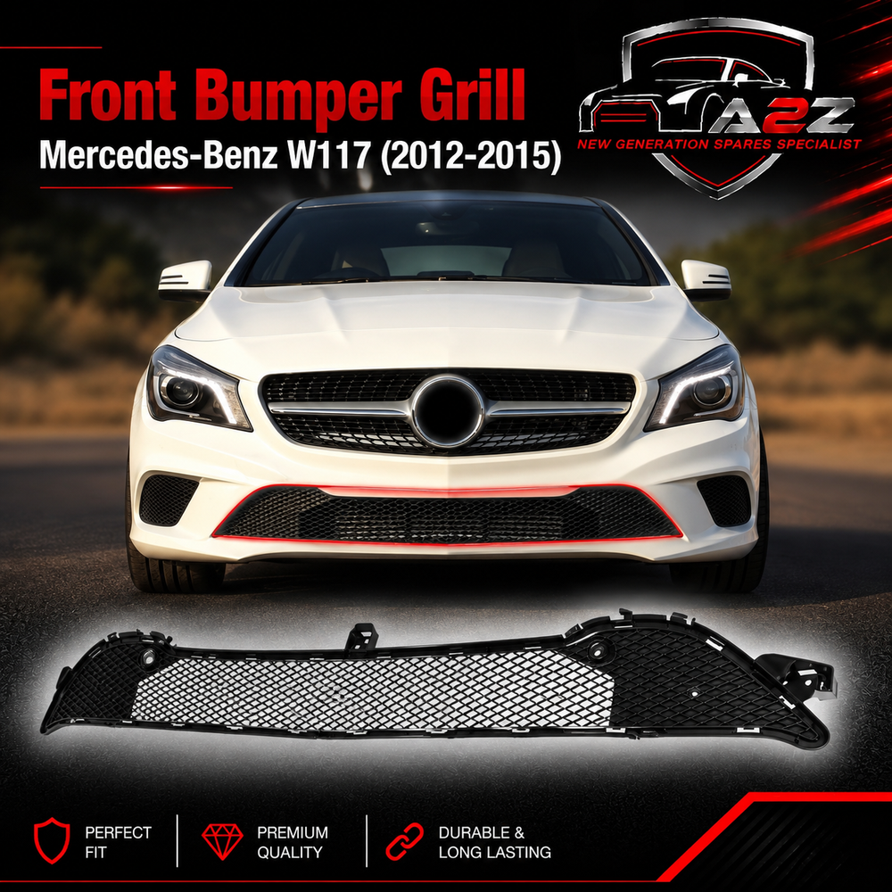 Front Bumper Grill 1178800624 Compatible With Mercedes-Benz CLA-CLASS W117 (2012-2015) Tag No.141