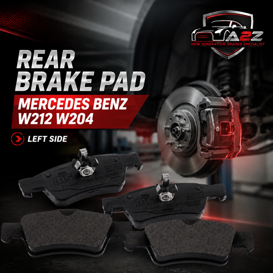 Rear Brake Pad Set 0074206720 Compatible With Mercedes Benz W212 W204