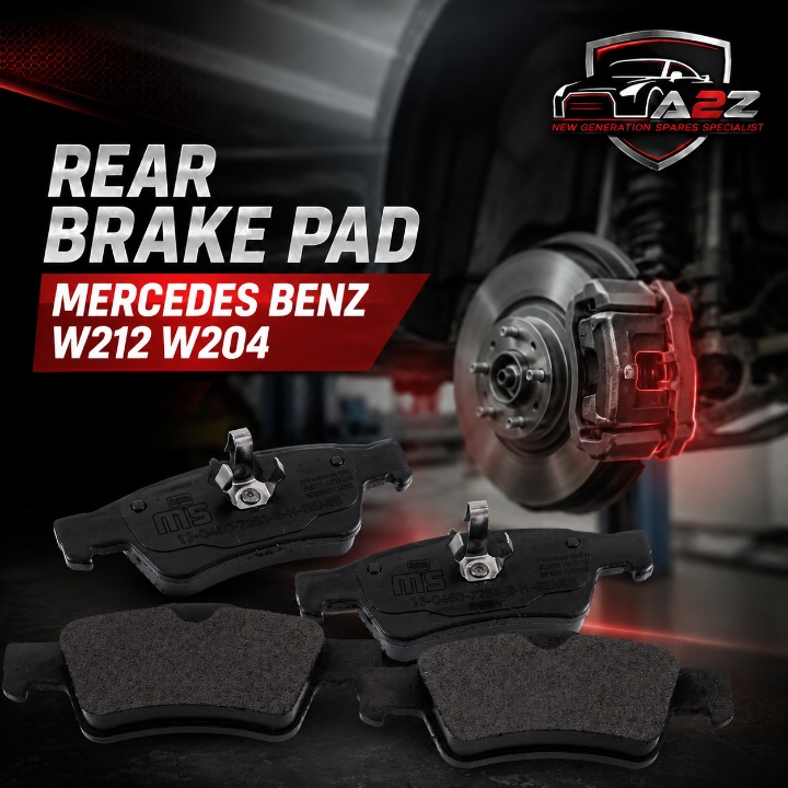 Rear Brake Pad Set 0074206720 Compatible With Mercedes Benz W212 W204